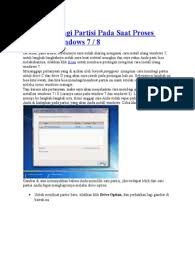 Local disk c biasanya memakai ntfs serta dipakai untuk menginstall operation sytem, semacam windows. Cara Membagi Partisi Hardisk Saat Instal Windows 7 Rasanya