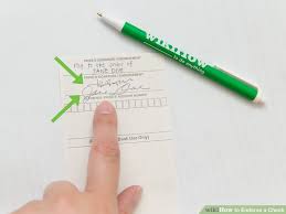 You'll see a few blank lines and an x that indicates. How To S Wiki 88 How To Endorse A Check To Someone Else