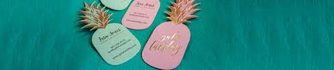 See how a shape can work its wonders even on the simplest design in today's round up of custom shaped business cards. Shaped Business Cards Jukebox Print