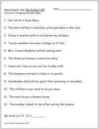 Apostrophe Worksheet 2 Worksheets Teaching Grammar Teaching English Grammar Grammar Worksheets