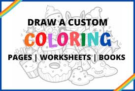 You can use our amazing online tool to color and edit the following make your own coloring pages for free. Draw Custom Coloring Pages By Sidraayyaz Fiverr