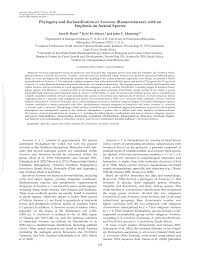 Pdf Phylogeny And Reclassification Of Anemone Ranunculaceae With An Emphasis On Austral Species