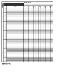 weekly data chart for iep goals and objectives