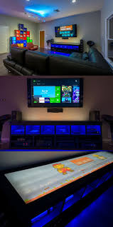 As good as having a tv in your bedroom seems, there are a few reasons why you may want to consider. Bedroom Gaming Room With Led Lights Novocom Top