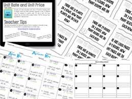 Free Unit Rate And Unit Price Task Cards Unit Rate Task Cards Task Cards Free