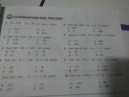 Maret 10, 2017 januari 13, 2017 oleh soal unbk Uji Kemampuan Soal Tipe Usbn 1 10 Plis Bantu Besok Dikumpulkan Brainly Co Id