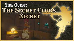 Zelda Breath of the Wild • The Secret Club's Secret • Wasteland Side Quest  - YouTube