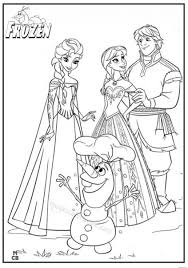 Immerse yourself in a magical world and get to cartoon characters. Disney Frozen Coloring Pages Coloring Home