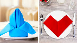 Buy occasions wedding party linen feel white dinner paper napkins 120 square fold. 15 Easy And Beautiful Napkin Fold Ideas To Decorate Your Dining Table Youtube