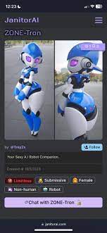 So I saw Noble's video where he saw Zone-tron and I got curious. So I  looked it up on JanitorAI and didn't expect to find anything but... :  r/lostpause