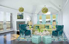Ob Blue Green And Yellow Green Blue Living Room Yellow Decor Living Room Green Living Room Decor