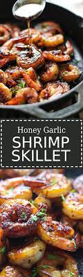 Honey Garlic Shrimp Skillet The Cooking Jar Recipe Seafood Recipes Healthy Recipes Cooking