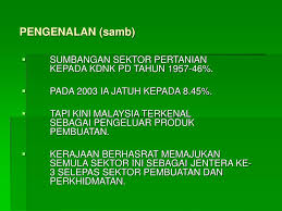 Documents similar to sumbangan sektor pertanian kepada pembangunan negara. Ppt Revitalisasi Sektor Pertanian Di Malaysia Adakah Ia Berjaya Powerpoint Presentation Id 3732963
