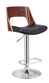 Stylish Wood Back Adjustable Swivel Barstool With Diamond Quilted Seat Add A Touch Of Vintage Style To Your Bar Bar Stools Swivel Bar Stools Retro Bar Stools