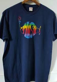 Birds Of A Feather Song Phish Phish Phish Shirt Rainbow Woodstock T Shirt Sz Xl Vintage Band T Shirts Vintage Concert T Shirts Shirts