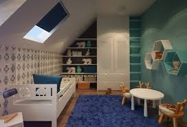 Une Chambre Enfants Sous Les Combles Idees D Amenagement Et De Deco