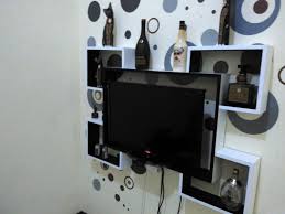 17 Rak Tv Lekat Di Dinding Motif Terbaru