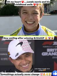 Childhood dreams come true. Lando Norris won the Formula 1 British Grand  Prix, his home race. 🇬🇧
