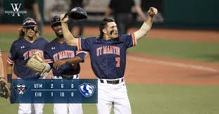 The 2021 baseball schedule for the tennessee volunteers with line and box scores plus records 2021 tennessee volunteers schedule. Baseball Skyhawks Tie Division I Victory Mark In 2 1 Win Over Eiu In Ovc Championships Utm Athletics
