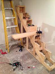 How To Build Floating Stairs Handy Father Stair Installation Floating Stairs Attic Stairs