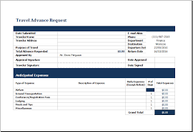 Salary certificates are only issued upon the employee's request, and if you're about to issue one, you may want to take advantage of the templates do you know that the word salary actually originated from the word salt? Travel Advance Request Form Templates 8 Free Xlsx Docs Pdf Samples Formats Examples