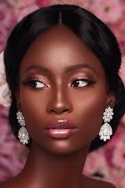 30 Black Bride Makeup Ideas Wedding Forward Dark Skin Makeup Makeup For Black Women Black Bridal Makeup