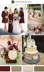 Pantone Color Of The Year 2015 Marsala Wedding Color Schemes Elegantweddinginvites Com Blog Tan Wedding Colors Marsala Wedding Color Wedding Colors