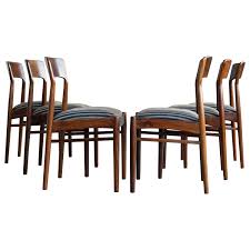 Kai Kristiansen Six Dining Chairs In Rosewood For K S Mobler Of Denmark Dining Chairs Rosewood Dining Chairs Teak Dining Chairs