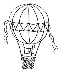 Black And White Hot Air Balloon Clipart Pin By Jolandie On English Activities Hot Air Balloon Clipart Hot Air Balloon Craft Balloon Clipart
