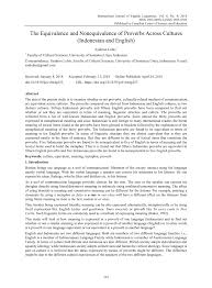 Musnah, behavior, behaviors, vandalism, behavioral, deportment, not whimsy. Pdf The Equivalence And Nonequivalence Of Proverbs Across Cultures Indonesian And English