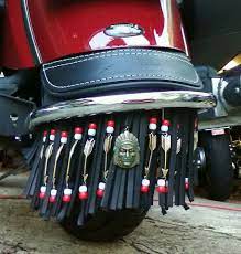 Rear Fender Beads And Leather Indian Motorcycle Indian Motors Indian Dark Horse