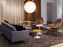 Saarinen Side Tables And Womb Chairs Tags Keywords Neocon 2014 Showroom Chicago Saarinen Side Table Womb Chair Eero Saa Lounge Areas Lounge Seating Seating