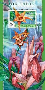 Post Stamp Solomon Islands Slm 15301 B Orchids Rhynchostele Cordata Briefmarken