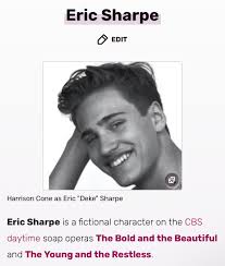 Since when was Deke confirmed to be Eric Sharpe? : r/boldandbeautiful