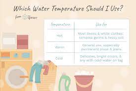 As for temperature, wash light colored clothes in warm or cold water and darks in cold. Choose The Correct Water Temperature For Laundry