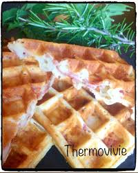 Gaufres Salees Au Thermomix A Adapter En Fonction De Ses Envies Ou Des Restes Du Frigo Thermovivie Gaufres Salees Recette Gaufres