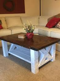 Always work on a clean level surface, free of imperfections or debris. Farmhouse Diy Rustic Coffee Table Novocom Top