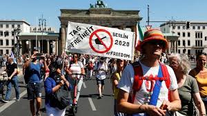 The law states that only licensed cannabis retailers and medical marijuana dispensaries may sell psychoactive products. Coronavirus Thousands Protest In Germany Against Restrictions Bbc News