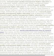 Research Paper Quality Management Higher Education Research Paper Cover Page Research Paper Research Paper Outline Example