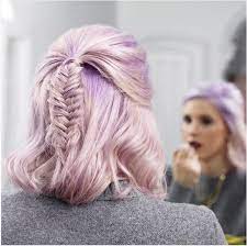 Lightly teased hair is twisted and fishtailed gently from one corner of the neck up and to the opposite side. 19 Cute Braids For Short Hair You Will Love Be Modish Hair Styles Braids For Short Hair Long Hair Styles