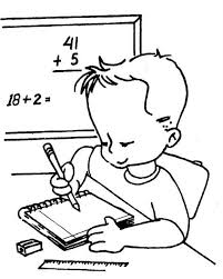 Resultado de imagen para niÃ±o haciendo dibujos en matematica