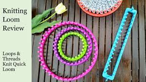 Wrong side row knit stitches will be purled on the knitting loom. Knit Quick Loom Review Round And Long Knitting Looms By Loops Threads Youtube