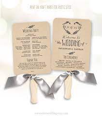Wedding Fans Printable Wedding Program Template Wedding Fan Etsy Printable Wedding Program Template Printable Wedding Programs Wedding Fans Programs Template