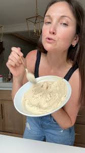 This peanut butter protein pudding is made with Greek yogurt and peanut  butter powder. It’s thick, creamy and packed with over 30 grams of protein! 