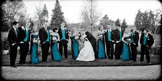 Black And Teal Wedding Dresses Bridal Party Picture Teal Wedding Photography By Capture The Moment Wedding Photography Bridal Party Teal Wedding Wedding Party Shirts