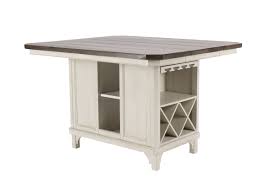 It's a kitchen island and it's also a table. Mystic Kitchen Island Table At Gardner White