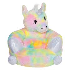 Plush Rainbow Unicorn Character Childrens Chair By Trend Lab In 2020 Character Chairs Unicorn Room Decor Unicorn Bedroom Decor