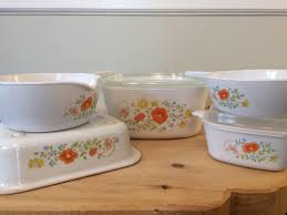 Maybe you would like to learn more about one of these? Seven 7 Pieces Of Retired And Rare Corningware Wildflower Aka Spring Bouquet Pattern Great Condition Baked Dishes Corningware Casserole Dishes