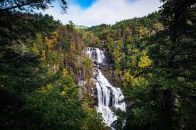 To return to the asheville area (60 miles by faster freeway), take u.s. 12 Astonishing Waterfalls Near Asheville Nc Map