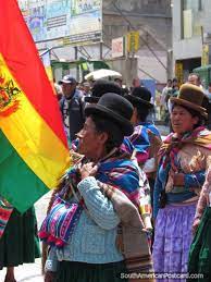 La Paz Bolivia 2011 Photo Mark Berman Bolivian Flag La Paz Bolivia